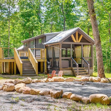 Monteagle Cabin With Swim Spa, Sauna And Fire Pit! Exteriör bild